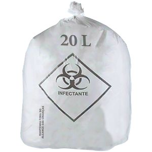 Saco para Lixo Infectante / Hospitalar 20 Litros - unidade