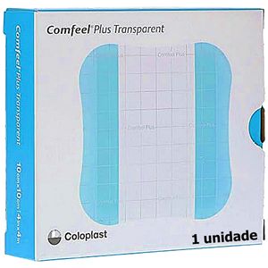 Curativo New Comfeel Plus Coloplast Transparente 33533 10x10cm - unidade