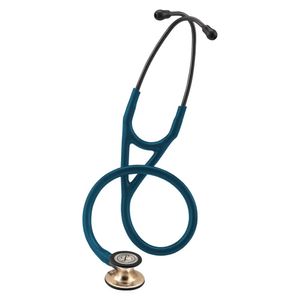 Estetoscópio Littmann Cardiology IV 3M Azul Caribe e Champagne 6190