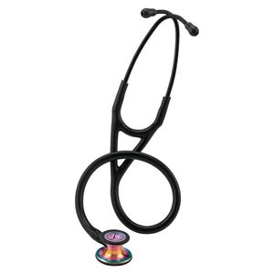 Estetoscópio Littmann Cardiology IV 3M Preto e Rainbow 6165