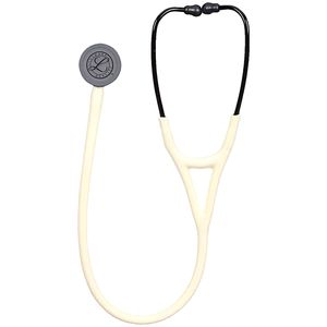 Estetoscópio 3M Littmann Cardiology IV Branco Alabastro Cetim com Inox 6186C