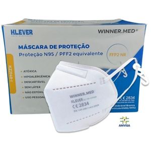 Máscara de Proteção N95 PFF2 Klever - 5 unidades