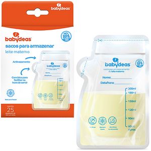 Sacos para Armazenar Leite Materno Babydeas - 25 Sacos