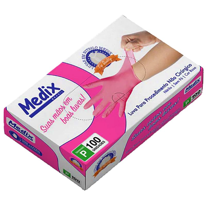 luva-nitrilica-medix-rosa-tam-p-100-unid-embalagem