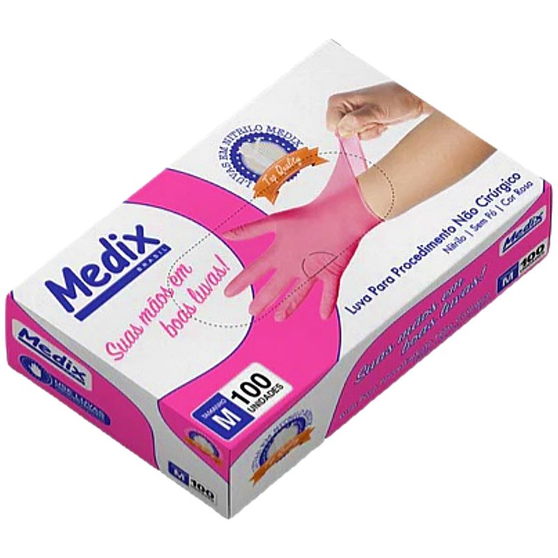 luva-nitrilica-medix-rosa-tam-m-100-unid-embalagem