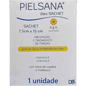 Gaze de Rayon com Óleo AGE Pielsana 7,5x15 cm - Sachet - unidade