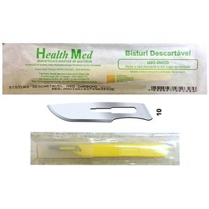 Bisturi Descartável Health Med N°10 - unidade