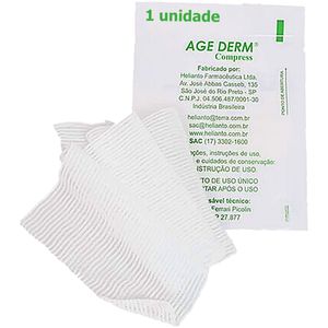 Curativo Não Aderente AGE Derm Compress 7,5X30cm - unidade