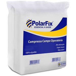 Campo Operatório PolarFix 25x28cm Estéril 20g com fio radiopaco - 5 unidades