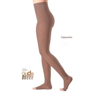 Meia-Calça Ever Sheer 20-30mmHg Aberta Cappuccino M3