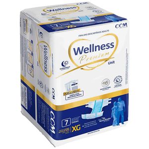 Fralda Geriátrica Wellness Premium XG - Com 07 Fraldas