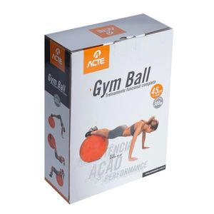 Bola de Pilates Gym Ball Acte 45cm Laranja - 1 und