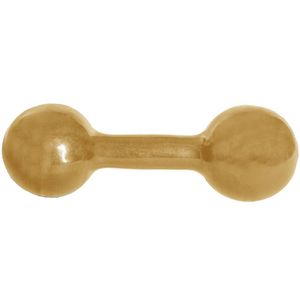 Halter Acte Sports 6kg Emborrachado Dourado - unidade