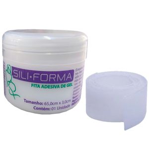 Fita Adesiva de Gel Siliforma 65X3cm - unidade