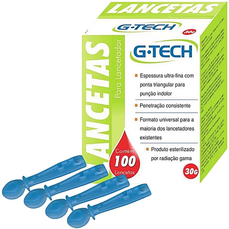 lanceta-caneta-lancetador-g-tech-30g-visao-geral