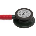 Auscultador-do-Estetoscopio-Littmann-Classic-III---Vinho-com-Preto-Mate--