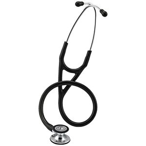 Estetoscópio Littmann Cardiology IV -  Preto com Prata Espelhado 6177