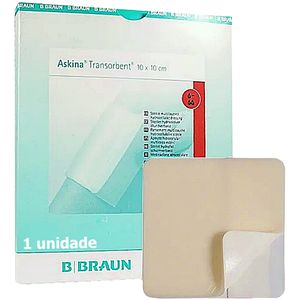 Curativo Askina Transorbent Hidrocelular 10x10cm - unidade