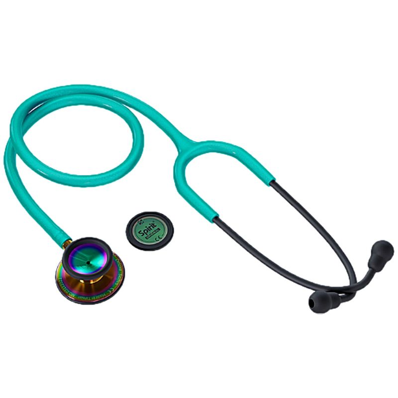 estetoscopio-spirit-iii-pro-verde-perolizado-black-edition-rainbow-detalhes