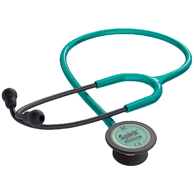 estetoscopio-spirit-iii-pro-verde-perolizado-black-edition-rainbow-visao-diafragama