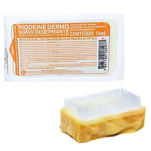 Escova Iodopolividona Suave Degermante Riodeine 10ml - unidade