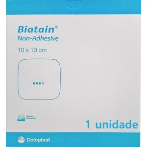 Curativo Biatain Não Adesivo Coloplast 33410 - 10x10 cm - Unidade