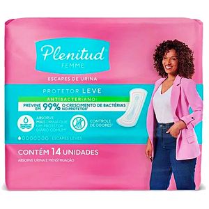 Absorvente Plenitud Femme Protetor Leve - 14 unidades