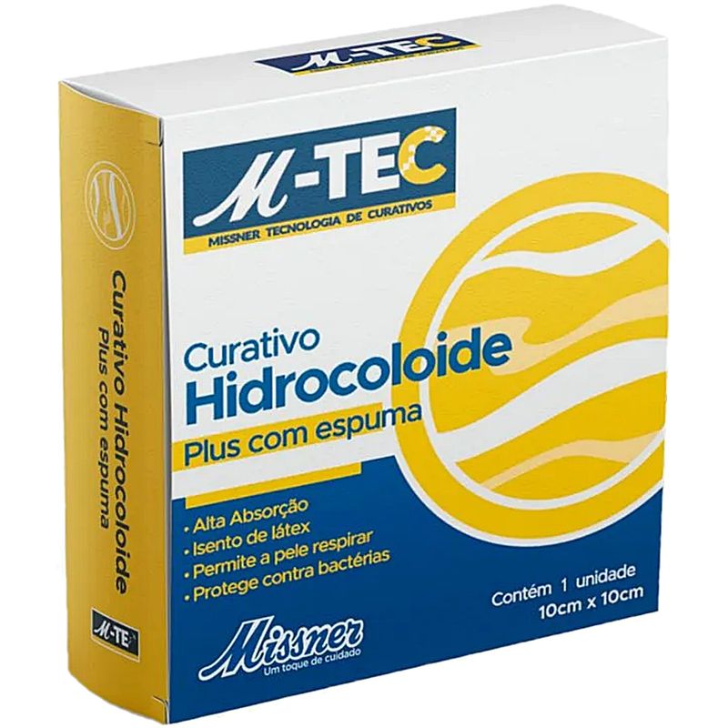 Curativo-Hidrocoloide-Plus-com-Espuma-M-Tec-10X10cm