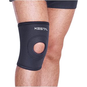 Joelheira com Orifício Reforçado Kestal KSN037 Preta GG - unidade