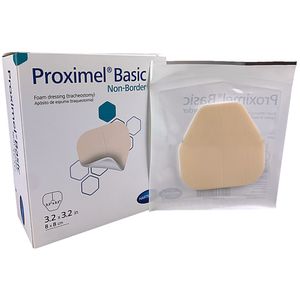 Curativo Espuma Proximel Basic Traqueo sem borda 8x8cm - unidade