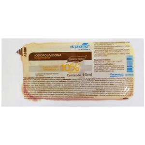 Escova PVPI 10% Solução Tópica Degermante 10ml - unidade