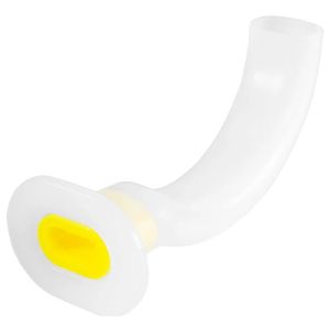 Cânula Guedel Oxigel Nr 4 90mm Amarela