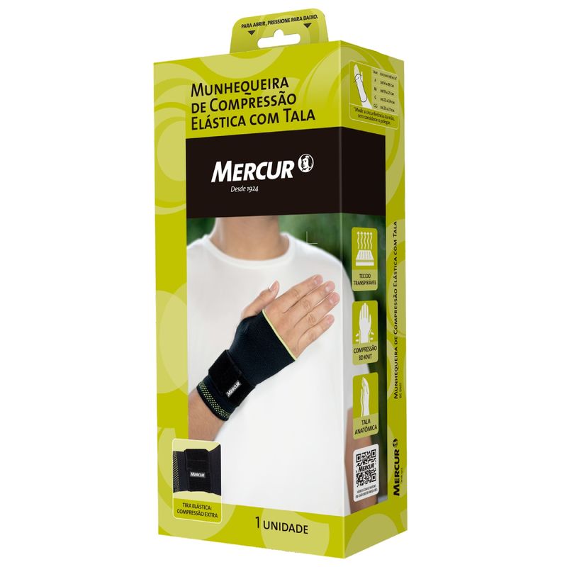 Embalagem-da-munhequeira-de-compressao-elastica-com-tala-Mercur