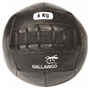 Medicine Ball Kallango Preta 6kg - unidade