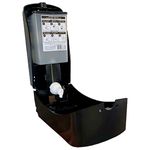 saboneteira-liquida-nobre-select-frente-em-inox-polido-800ml-visao-aberto