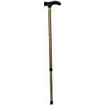 Bengala-T-Bronze-Aluminio-com-Regulagem-de-Altura