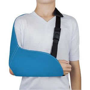 Tipoia Estabilizadora Estofada Velpeau Mercur - Com Orifício - Azul Claro - PP