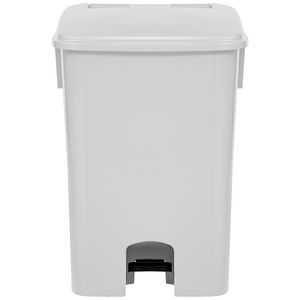 Lixeira com Pedal Bralimpia - Branca - 100 Litros