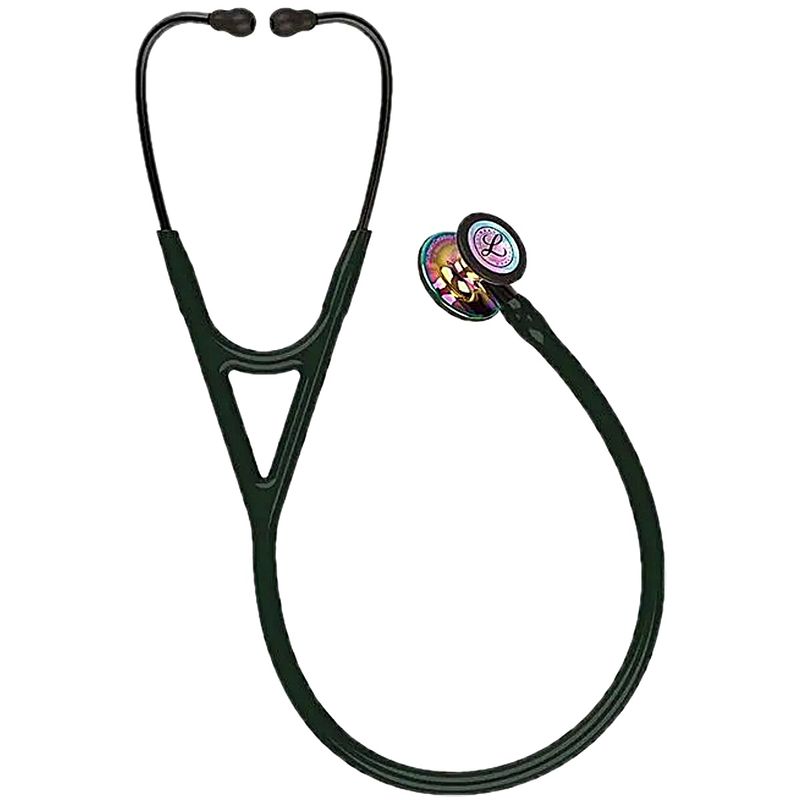 estetoscopio-littmann-cardiology-iv-3m-6240-preto-rainbow-alto-polimento-conector-preto-visao-produto