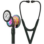 estetoscopio-littmann-cardiology-iv-3m-6240-preto-rainbow-alto-polimento-conector-preto-visao-geral