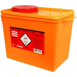 Coletor Rígido para Resíduos Tóxicos Descarpack 7l - unidade