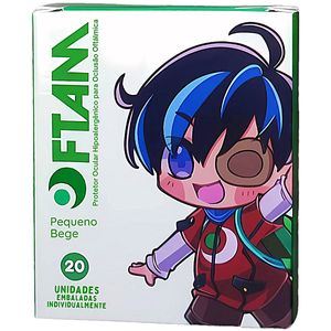 Protetor Ocular Oftam Bege Tam P 20 unidades