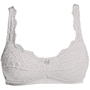 Sutiã Mastectomia em Renda Esbelt - Branca - Tamanho 40