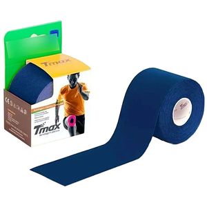 Bandagem Elástica Kinesio TMax Azul Marinho 5cmX5m - unidade