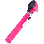 Otoscopio-Fibra-Optica-LED-Medicate-Rosa-Visao-Geral