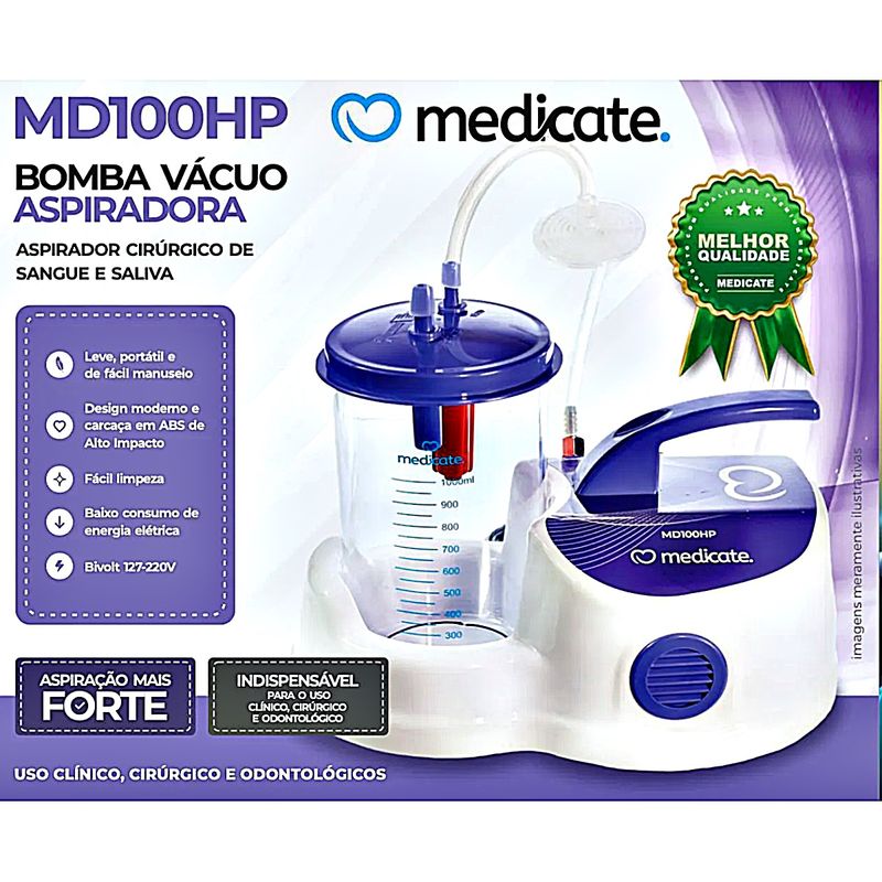 bomba-vacuo-aspiradora-md100hp-medicate-informacoes