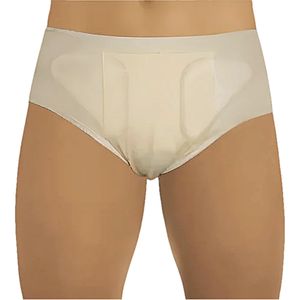 Cueca Hérnia Inguinal Dupla Dilepé Bege Tam GG - unidade