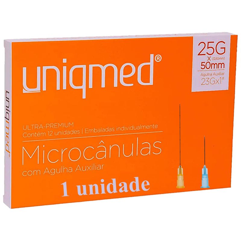 microcanula-ultra-premium-uniqmed-25g-50mm-agulha-auxiliar-23g-1-embalagem