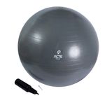 -Bola-de-Pilates-75cm-Cinza-com-Bomba-de-Ar---Kit-Completo