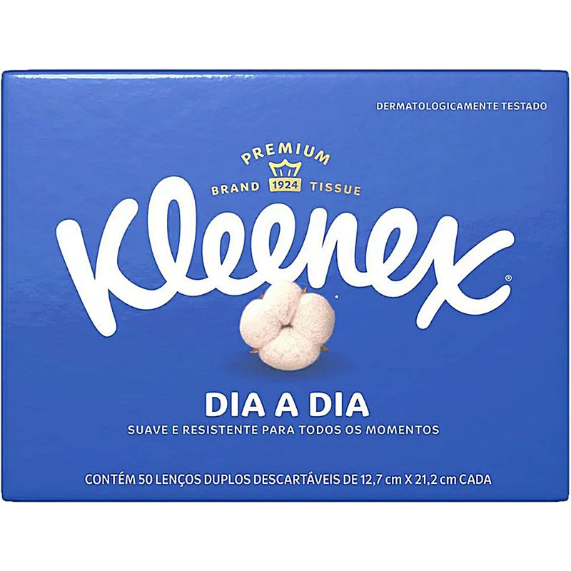 Lenco-de-Papel-Kleenex-Box-50-Unidades---Visao-Geral